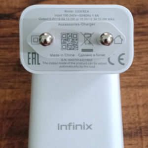 Infinix 33 Watt Charger 100 % Original (Adaptor only)