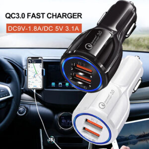 6A QC 3.0 Car Charger 2 USB Port