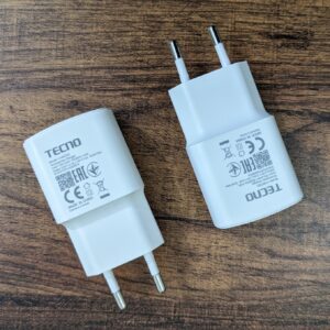 Tecno 18 Watt Charger (Adaptor Only) 100% Original