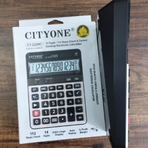 CITYONE 14 Digit Desk Calculator CT-2229C