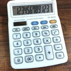 CITYONE Glass Button Desk Calculator CT-3810C