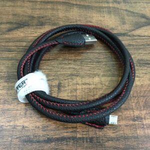 Faster FC-L1 leather micro USB Charging / Data Cable