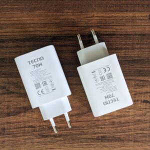 Tecno 70 Watt Charger (Adaptor Only) 100 % Original