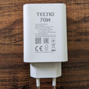 Tecno 70 Watt Charger (Adaptor Only) 100 % Original