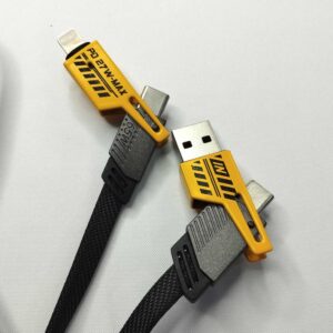4 in 1 USB to Type C and iPhone PD Charging Cable