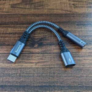 Baseus 2 in 1 Type C Connector for Charging + Handsfree